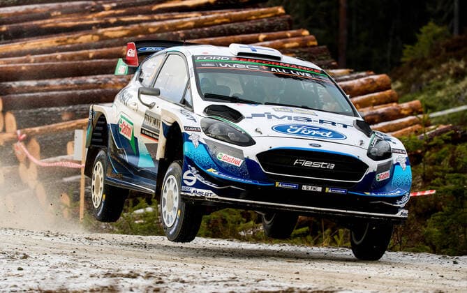 200215 Teemu Suninen with co-driver Marko Salminen, M Ford World Rally Team, Ford Fiesta WRC, Motorsport Rallye, WM participates in SS6 Finnskogen 2, in Rally Sweden on February 15, 2020 in Grue, Norway. Photo: Fredrik Karlsson BILDBYRAN kod FK Cop 185 motor motorsport svenska rallyt 2019 rally rally sweden bbeng wrc *** 200215 Teemu Suninen with co driver Marko Salminen, M Sport Ford World Rally Team, Ford Fiesta WRC participates in SS6 Finnskogen 2, in Rally Sweden on February 15, 2020 in Grue, Norway Photo Fredrik Karlsson BILDBYRAN code FK Cop 185 motor motorsport Swedish rallyt 2019 rally rally sweden bbeng wrc,  Copyright: FREDRIKxKARLSSON BB200215FK006