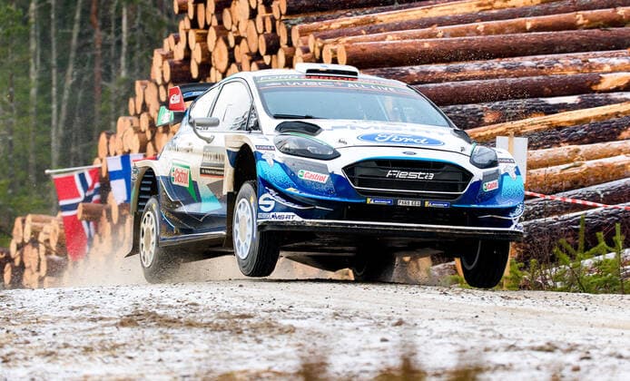 200215 Esapekka Lappi with co-driver Janne Ferm, M Ford World Rally Team, Ford Fiesta WRC, Motorsport Rallye, WM participates in SS6 Finnskogen 2, in Rally Sweden on February 15, 2020 in Grue, Norway. Photo: Fredrik Karlsson BILDBYRAN kod FK Cop 185 motor motorsport svenska rallyt 2019 rally rally sweden bbeng wrc *** 200215 Esapekka Lappi with co driver Janne Ferm, M Sport Ford World Rally Team, Ford Fiesta WRC participates in SS6 Finnskogen 2, in Rally Sweden on February 15, 2020 in Grue, Norway Photo Fredrik Karlsson BILDBYRAN code FK Cop 185 motor motorsport Swedish rallyt 2019 rally rally sweden bbeng wrc,  Copyright: FREDRIKxKARLSSON BB200215FK013