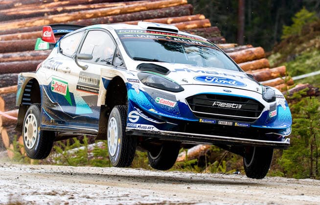 200215 Esapekka Lappi with co-driver Janne Ferm, M Ford World Rally Team, Ford Fiesta WRC, Motorsport Rallye, WM participates in SS6 Finnskogen 2, in Rally Sweden on February 15, 2020 in Grue, Norway. Photo: Fredrik Karlsson BILDBYRAN kod FK Cop 185 motor motorsport svenska rallyt 2019 rally rally sweden bbeng wrc *** 200215 Esapekka Lappi with co driver Janne Ferm, M Sport Ford World Rally Team, Ford Fiesta WRC participates in SS6 Finnskogen 2, in Rally Sweden on February 15, 2020 in Grue, Norway Photo Fredrik Karlsson BILDBYRAN code FK Cop 185 motor motorsport Swedish rallyt 2019 rally rally sweden bbeng wrc,  Copyright: FREDRIKxKARLSSON BB200215FK014