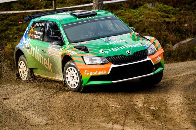 200215 Michal Solowow with co-driver Maciej Baran, Barlinek Synthos RT, Skoda Fabia R5, WRC3 participates in SS6 Finnskogen 2, in Rally Sweden on February 15, 2020 in Grue, Norway. Photo: Fredrik Karlsson BILDBYRAN kod FK Cop 185 motor motorsport svenska rallyt 2019 rally rally sweden bbeng WRC, Motorsport Rallye, WM *** 200215 Michal Solowow with co driver Maciej Baran, Barlinek Synthos RT, Skoda Fabia R5, WRC3 participates in SS6 Finnskogen 2, in Rally Sweden on February 15, 2020 in Grue, Norway Photo Fredrik Karlsson BILDBYRAN code FK Cop 185 motor motorsport Swedish rally 2019 rally rally sweden bbeng wrc,  Copyright: FREDRIKxKARLSSON BB200215FK040