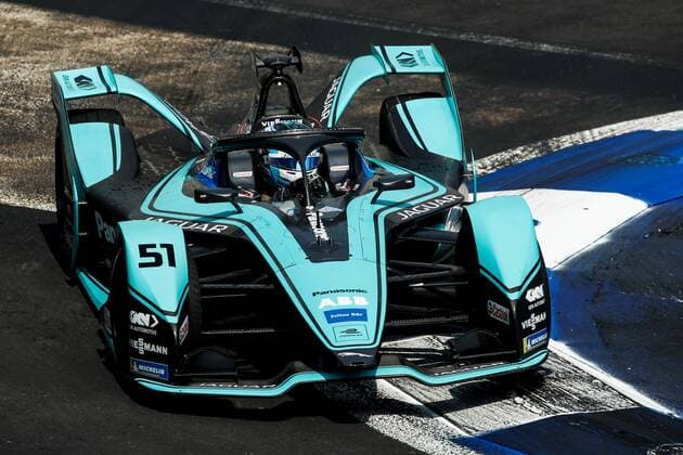 British driver James Calado of the Panasonic Jaguar Racing team in action during the Grand Prix of Formula E at the Autodromo Hermanos Rodriguez of Mexico City, Mexico, 15 February 2020. Grand Prix of Formula E in Mexico City !ACHTUNG: NUR REDAKTIONELLE NUTZUNG!  Copyright: xJosexMendezx AME2915 20200216-637174083187210100