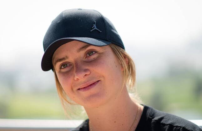 February 16, 2020, Dubai, UNITED ARAB EMIRATES: Elina Svitolina of the Ukraine talks to the media during All Access Hour at the 2020 Dubai Duty Free Tennis Championships WTA, Tennis Damen Premier tennis tournament. 2020 Dubai Duty Free Tennis Championships, Tennis, Dubai, Unied Arab Emirates, Feb 16 - ZUMAa181 20200216_zaa_a181_117 Copyright: xAFP7x
