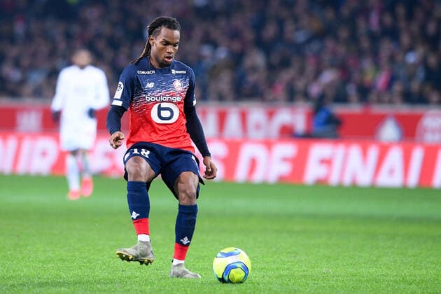 18 RENATO SANCHES (LIL) FOOTBALL : Lille vs Marseille - Ligue 1 Conforama - 16 02 2020 FEP Panoramic 