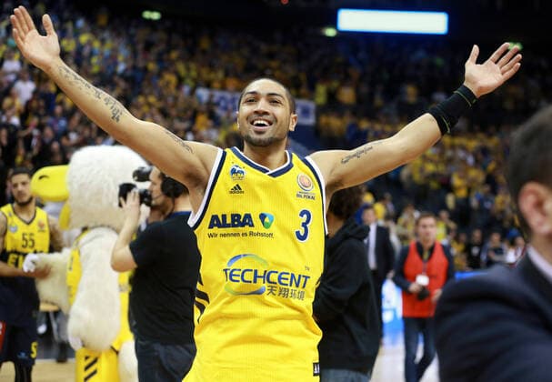 GER, Cup Final, ALBA ERLIN vs. Oldenburg 16 02 2020, Mercedes Benz Arena, Berlin, GER, Cup Final, ALBA ERLIN vs. Oldenburg, in the picture Peyton Siva ALBA Berlin 3 nordphotox xEngler nph00076