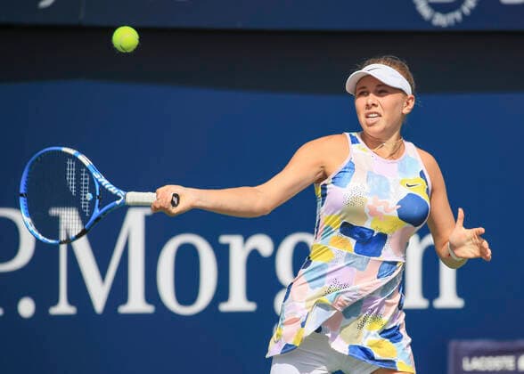 Amanda Anisimova USA Tennis Dubai Tennis Championships 2020 WTA Dubai Duty Free Tennis Stadium Dubai United Arab Emirates 17 February 2020 Copyright: xJuergenxHasenkopfx