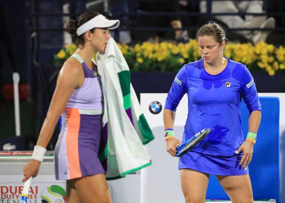 Kim Clijsters BEL Tennis Dubai Tennis Championships 2020 WTA Dubai Duty Free Tennis Stadium Dubai United Arab Emirates 17 February 2020 Copyright: xJuergenxHasenkopfx