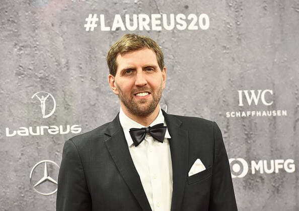 17 02 2020, xlakx, Sport Entertainment, Laureus World Sports Awards 2020 emspor, v l Dirk Nowitzki at the presentation of the 20 Laureus World Sports Awards 2020 in the Verti Music Hall Berlin Berlin