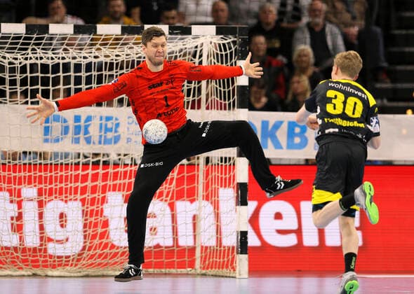 Photo Goalkeeper Niklas Landin Kiel Handball Men on 16 02 2020 1 Bundesliga THW Kiel TVB Stuttgart 35 23