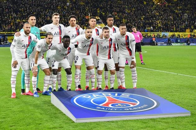 Dortmund, Signal Iduna Park, 18 02 20, Champions League Borussia Dortmund Paris Saint Germain Team photo,Group photo Paris Champions League Borussia Dortmund Paris Saint Germain Dortmund Copyright: xEibner-Pressefotox EP_eer