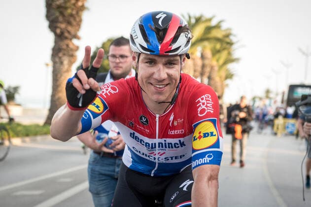 Fabio Jakobsen NED Deceuninck Quick Step wins the 1 stage of the 47 Volta ao Algarve 2020 in a mass sprint and can be happy behind the finish line Landscape horizontal horizontal Event Event Event 47 Volta ao Algarve 1 stage Stage 1 Portimao to to Lagos 195 6 km Ort Location Lagos Region Algarve Land Country Portugal Europe Europe Date Date 19 02 2020 Stiehl Photography