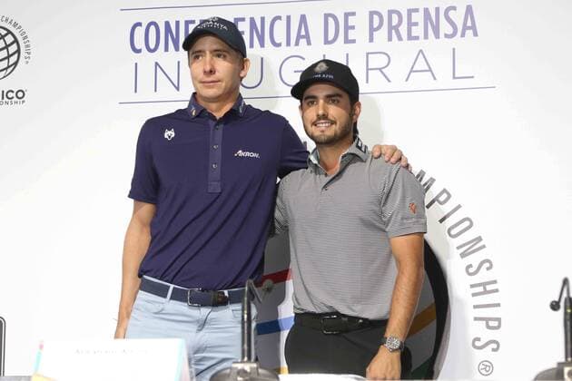 February 19, 2020 EUM20200219DEP05 JPG CIUDAD DE MEXICO Golf WGC Mexico February 19, 2020 Mexican golfers Carlos Ortiz and Abraham Ancer during press conference prior to their participation in the World Golf Championship Mexico Photo Agency EL UNIVERSALCarlos MejiaEELG Latin News February 19, 2020  - ZUMAu78_ 20200219_zaf_u78_031 Copyright: xElxUniversalx