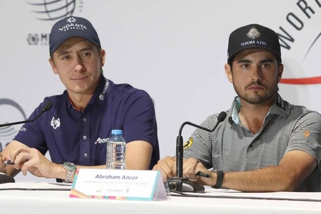 February 19, 2020 EUM20200219DEP06 JPG CIUDAD DE MEXICO Golf WGC Mexico February 19, 2020 Mexican golfers Carlos Ortiz and Abraham Ancer during press conference prior to their participation in the World Golf Championship Mexico Photo Agency EL UNIVERSALCarlos MejiaEELG Latin News February 19, 2020  - ZUMAu78_ 20200219_zaf_u78_032 Copyright: xElxUniversalx