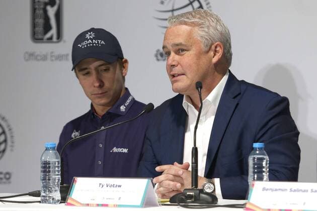 February 19, 2020 EUM20200219DEP11 JPG CIUDAD DE MEXICO Golf WGC Mexico February 19, 2020 Ty Votaw, executive vice president of international affairs for the PGA Tour, during press conference prior to the World Golf Championship Mexico Photo Agency EL UNIVERSALCarlos MejiaEELG Latin News February 19, 2020  - ZUMAu78_ 20200219_zaf_u78_037 Copyright: xElxUniversalx