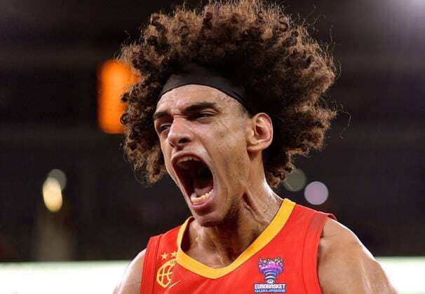2020 Bilder des Jahres, Sport 02 Februar Sport Themen der Woche KW08 Sport Bilder des Tages Spain s center Sebas Saiz reacts during a qualifying round match for the Eurobasket 2021 between Romania and Spain at BT Arena in Cluj-Napoca, Romania, 20 February 2020. Romania vs Spain !ACHTUNG: NUR REDAKTIONELLE NUTZUNG!  Copyright: xALEXxNICODIMx GRAF3561 20200220-637178191157668902