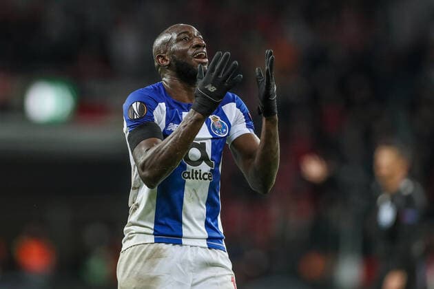 20 02 2020, Football, Season 2019 2020, Europa League, Intermediate round Bayer 04 Leverkusen FC Porto, Moussa Marega FC Porto Leverkusen BayArena NRW Germany xRHR FOTO TRx