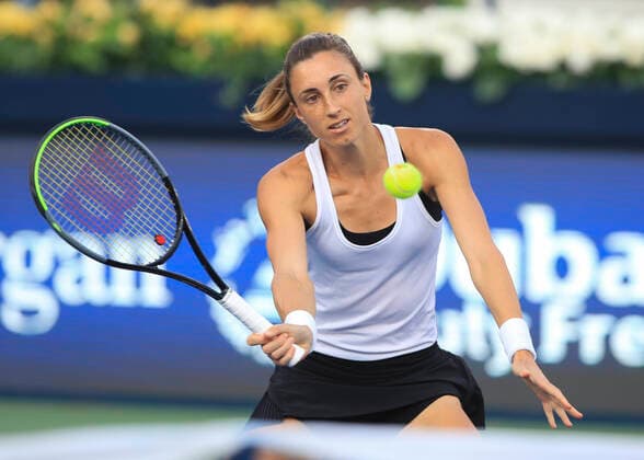 Petra Martic Tennis Dubai Tennis Championships 2020 WTA Dubai Duty Free Tennis Stadium Dubai United Arab Emirates 21 February 2020 Copyright: xJuergenxHasenkopfx