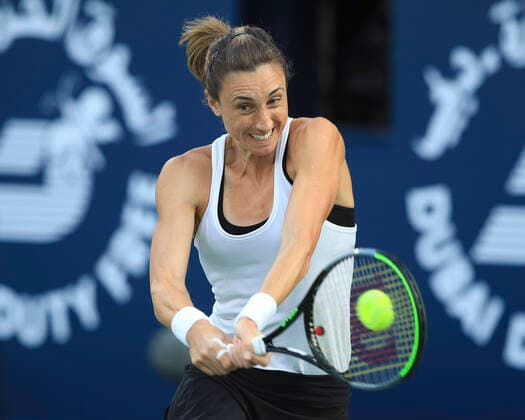 Petra Martic Tennis Dubai Tennis Championships 2020 WTA Dubai Duty Free Tennis Stadium Dubai United Arab Emirates 21 February 2020 Copyright: xJuergenxHasenkopfx
