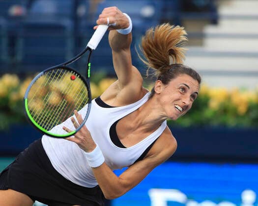 Petra Martic Tennis Dubai Tennis Championships 2020 WTA Dubai Duty Free Tennis Stadium Dubai United Arab Emirates 21 February 2020 Copyright: xJuergenxHasenkopfx