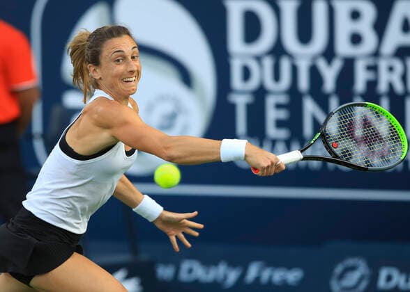Petra Martic Tennis Dubai Tennis Championships 2020 WTA Dubai Duty Free Tennis Stadium Dubai United Arab Emirates 21 February 2020 Copyright: xJuergenxHasenkopfx