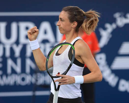 Petra Martic Tennis Dubai Tennis Championships 2020 WTA Dubai Duty Free Tennis Stadium Dubai United Arab Emirates 21 February 2020 Copyright: xJuergenxHasenkopfx