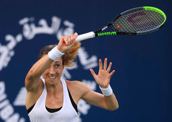 Petra Martic Tennis Dubai Tennis Championships 2020 WTA Dubai Duty Free Tennis Stadium Dubai United Arab Emirates 21 February 2020 Copyright: xJuergenxHasenkopfx