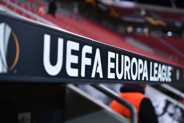 Football Europa League Sixteenth-finals Bayer 04 Leverkusen FC Porto on 20 02 2020 in the BayArena in Leverkusen Logo Uefa Europa League DFL DFB regulations prohibit any use of photographs as image sequences and or quasi video xHDx