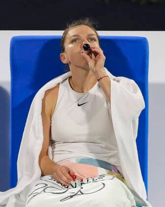 Simona Halep ROU Tennis Dubai Tennis Championships 2020 WTA Dubai Duty Free Tennis Stadium Dubai United Arab Emirates 21 February 2020 Copyright: xJuergenxHasenkopfx