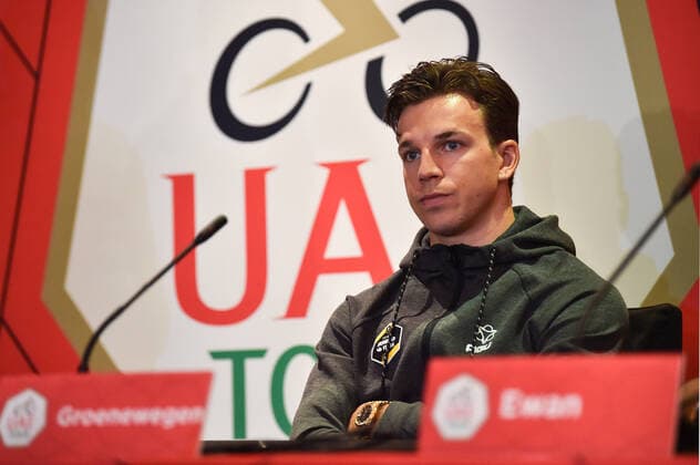 Photo LaPresse - Massimo Paolone February 22, 2020 Dubai (United Arab Emirates) Cycling UAE Tour 2020 - The Westin Dubai Mina Seyahi - Top riders press conference, PK, Pressekonferenz In the pic: KELDERMAN Wilco(NED)  Copyright: xMassimoxPaolone LaPresse LaPressx