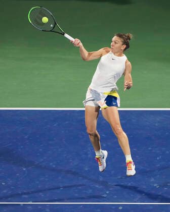 Simona Halep Tennis Dubai Tennis Championships 2020 WTA Dubai Duty Free Tennis Stadium Dubai United Arab Emirates 22 February 2020 Copyright: xJuergenxHasenkopfx