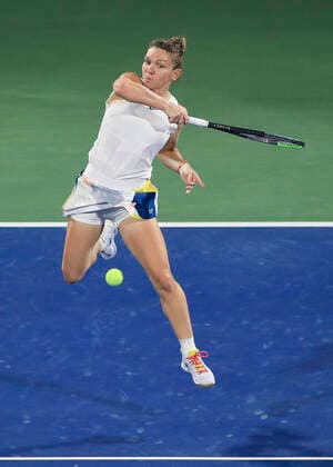 Simona Halep Tennis Dubai Tennis Championships 2020 WTA Dubai Duty Free Tennis Stadium Dubai United Arab Emirates 22 February 2020 Copyright: xJuergenxHasenkopfx