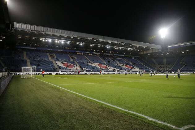 HEERENVEEN, 22-02-2020, Abe Lenstra Stadium, football, season 2019 2020, Dutch Eredivisie, stadium overview during the match SC Heerenveen - ADO Den Haag Heerenveen - ADO  x7041549x Copyright: