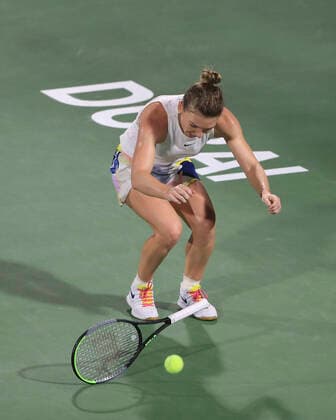 Simona Halep, Final, Final Tennis Dubai Tennis Championships 2020 WTA Dubai Duty Free Tennis Stadium Dubai United Arab Emirates 22 February 2020 Copyright: xJuergenxHasenkopfx