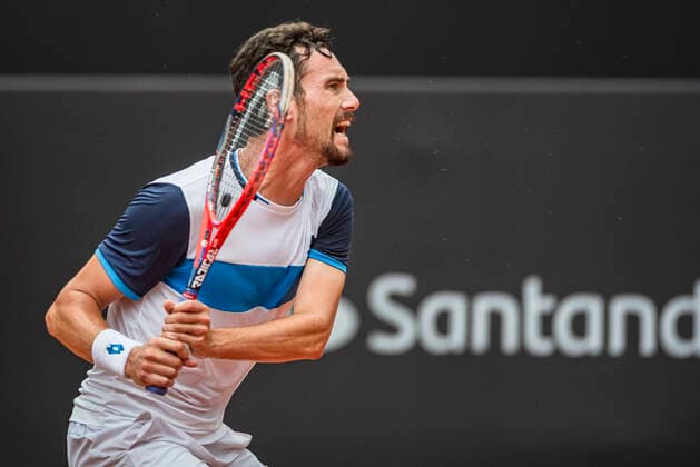 Rio Open RIO DE JANEIRO, RJ - 22.02.2020: RIO OPEN - Gianluca Mager (ITA) in a match valid for the quarterfinals of the Rio Open 2020 ATP500, held at Joquei Clube Brasileiro, in the city of Rio de Janeiro-RJ, this Saturday (22). (Photo: Fabio Leoni Fotoarena) x1878757x  FabioxLeoni