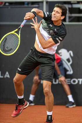 Rio Open RIO DE JANEIRO, RJ - 22.02.2020: RIO OPEN - Marcelo Melo (BRA) in a match valid for the semi-finals (doubles) l of the Rio Open 2020 ATP500, held at Joquei Clube Brasileiro, in the city of Rio de Janeiro-RJ, this Saturday (22). (Photo: Fabio Leoni Fotoarena) x1878840x  FabioxLeoni