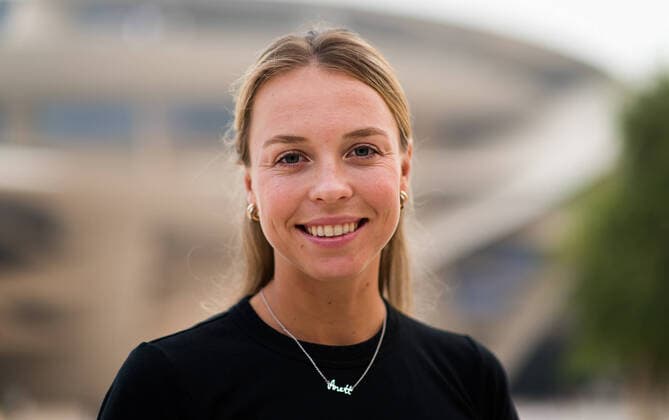 February 23, 2020, Doha, QATAR: Anett Kontaveit of Estonia visits the Qatar National Museum ahead of the 2020 Qatar Total Open WTA, Tennis Damen Premier 5 tennis tournament 2020 Qatar Total Open, Tennis, Doha, Qatar, Feb 23 - ZUMAa181 20200223_zaa_a181_030 Copyright: xRobxPrangex