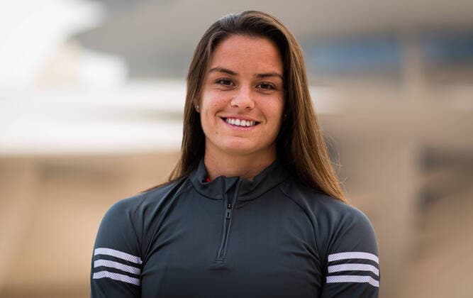 February 23, 2020, Doha, QATAR: Maria Sakkari of Greece visits the Qatar National Museum ahead of the 2020 Qatar Total Open WTA, Tennis Damen Premier 5 tennis tournament 2020 Qatar Total Open, Tennis, Doha, Qatar, Feb 23 - ZUMAa181 20200223_zaa_a181_031 Copyright: xRobxPrangex