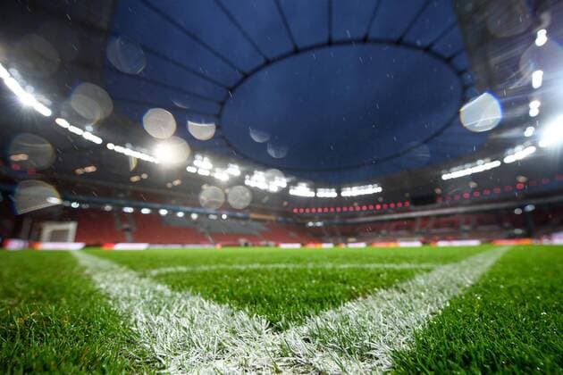 Bayer 04 Leverkusen vs FC Augsburg, Fussball Bundesliga, 23.02.2020 BayArena während der blauen Stunde nach dem Bundesligaspiel zwischen Bayer 04 Leverkusen und dem FC Augsburg am 23.02.2020 DFL regulations prohibit any use of photographs as image sequences and or quasi-video. , Leverkusen NRW Deutschland BayArena *** Bayer 04 Leverkusen vs FC Augsburg, Bundesliga, 23 02 2020 BayArena during the blue hour after the Bundesliga match between Bayer 04 Leverkusen and FC Augsburg on 23 02 2020 DFL regulations prohibit any use of photographs as image sequences and or quasi video , Leverkusen NRW Germany BayArena