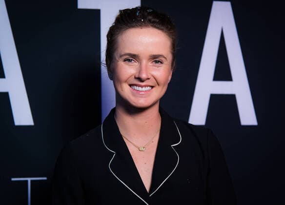 February 23, 2020, Doha, QATAR: Elina Svitolina of the Ukraine in the photo booth ahead of the players party of the 2020 Qatar Total Open WTA, Tennis Damen Premier 5 tennis tournament 2020 Qatar Total Open, Tennis, Doha, Qatar, Feb 23 - ZUMAa181 20200223_zaa_a181_036 Copyright: xRobxPrangex