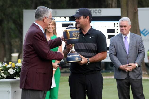 February 23, 2020 EUM20200223DEP48 JPG CIUDAD DE MEXICO GolfWGC Mexico February 23, 2020 US golfer Patrick Reed receives the World Golf Championships Mexico winners trophy at Chapultepec Golf Club Photo Agency EL UNIVERSALCarlos MejiaEELG Latin News February 23, 2020  - ZUMAu78_ 20200223_zaf_u78_072 Copyright: xElxUniversalx