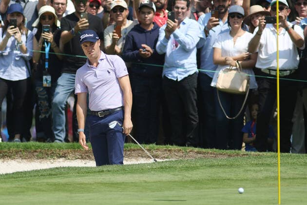 WGC- Mexico Championship golf tournament final round MEXICO CITY, MEXICO - FEBRUARY 23: Justin Thomas of the USA competes during the last round the PGA, Golf Herren World Golf Championship (WGC) tournament at the Chapultepec Golf Club on February 23, 2020 in Mexico City, Mexico Copyright: xCarlosxTischlerx EYE_0378