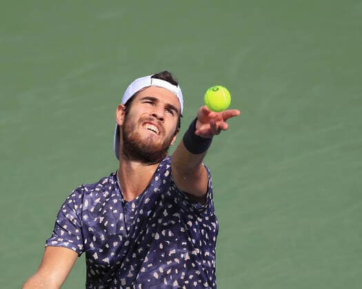 Karen Khachanov Tennis Dubai Duty Free Tennis Championships ATP Dubai Duty Free Tennis Stadium Dubai United Arab Emirates 24 February 2020 Copyright: xJuergenxHasenkopfx
