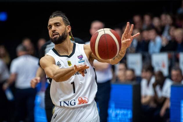 Basketball Vechta 21 02 2020 FIBA EuroBasket 2021 Qualifier Qualification Germany GER France FRA Joshiko Saibou Germany, No 01