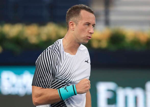 Philipp Kohlschreiber GER Tennis Dubai Duty Free Tennis Championships ATP Dubai Duty Free Tennis Stadium Dubai United Arab Emirates 24 February 2020 Copyright: xJuergenxHasenkopfx