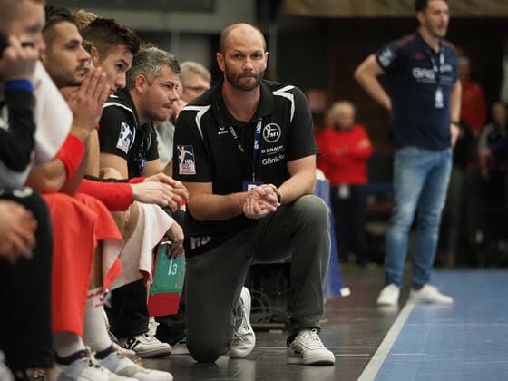 Heiko Grimm MT Melsungen, coach at the match TSG Ludwigshafen Friesenheim vs MT Melsungen in the 1 Handball Bundesliga on 23 02 2020, Ludwigshafen Melsungen Ludwigshafen Copyright: xMichaelxBermel Eibner-Pressefotox EP_mbl