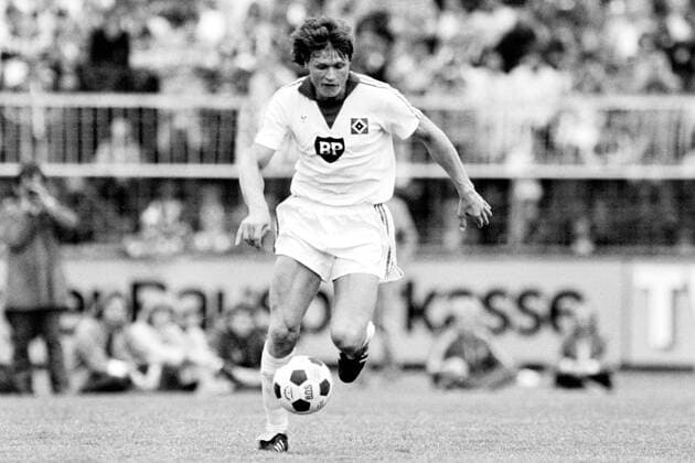 NOGLY Peter Team HSV Football Bundesliga Season 1979 1980 Game Bayer 04 Leverkusen Hamburger SV 2 1 on 24 05 1980 in Leverkusen