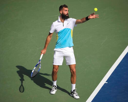 Benoit Paire FRA Tennis Dubai Duty Free Tennis Championships ATP Dubai Duty Free Tennis Stadium Dubai United Arab Emirates 25 February 2020 Copyright: xJuergenxHasenkopfx