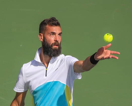 Benoit Paire FRA Tennis Dubai Duty Free Tennis Championships ATP Dubai Duty Free Tennis Stadium Dubai United Arab Emirates 25 February 2020 Copyright: xJuergenxHasenkopfx