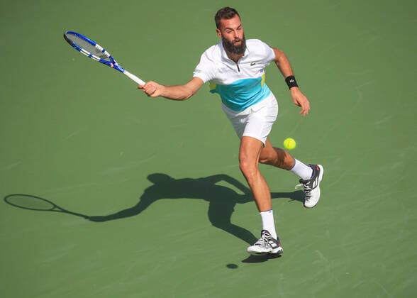 Benoit Paire FRA Tennis Dubai Duty Free Tennis Championships ATP Dubai Duty Free Tennis Stadium Dubai United Arab Emirates 25 February 2020 Copyright: xJuergenxHasenkopfx