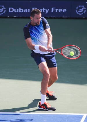Marin Cilic CRO Tennis Dubai Duty Free Tennis Championships ATP Dubai Duty Free Tennis Stadium Dubai United Arab Emirates 25 February 2020 Copyright: xJuergenxHasenkopfx