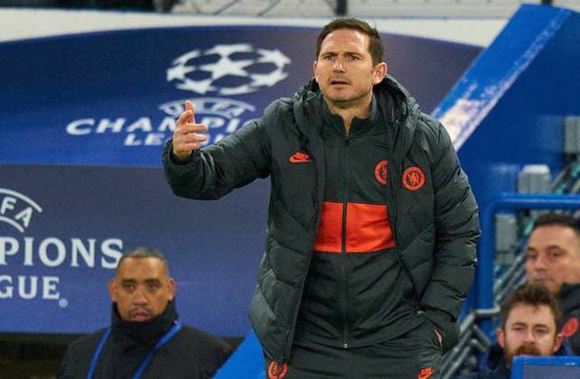 Champions League, Chelsea-Munich, London Feb 25, 2020. Frank LAMPARD, Coach, headcoach, team manager Chelsea FC CHELSEA - FC BAYERN MUNICH UEFA Football Champions League , London, February 25, 2020, Season 2019 2020, round of last sixteen, FCB, Bavaria, München
